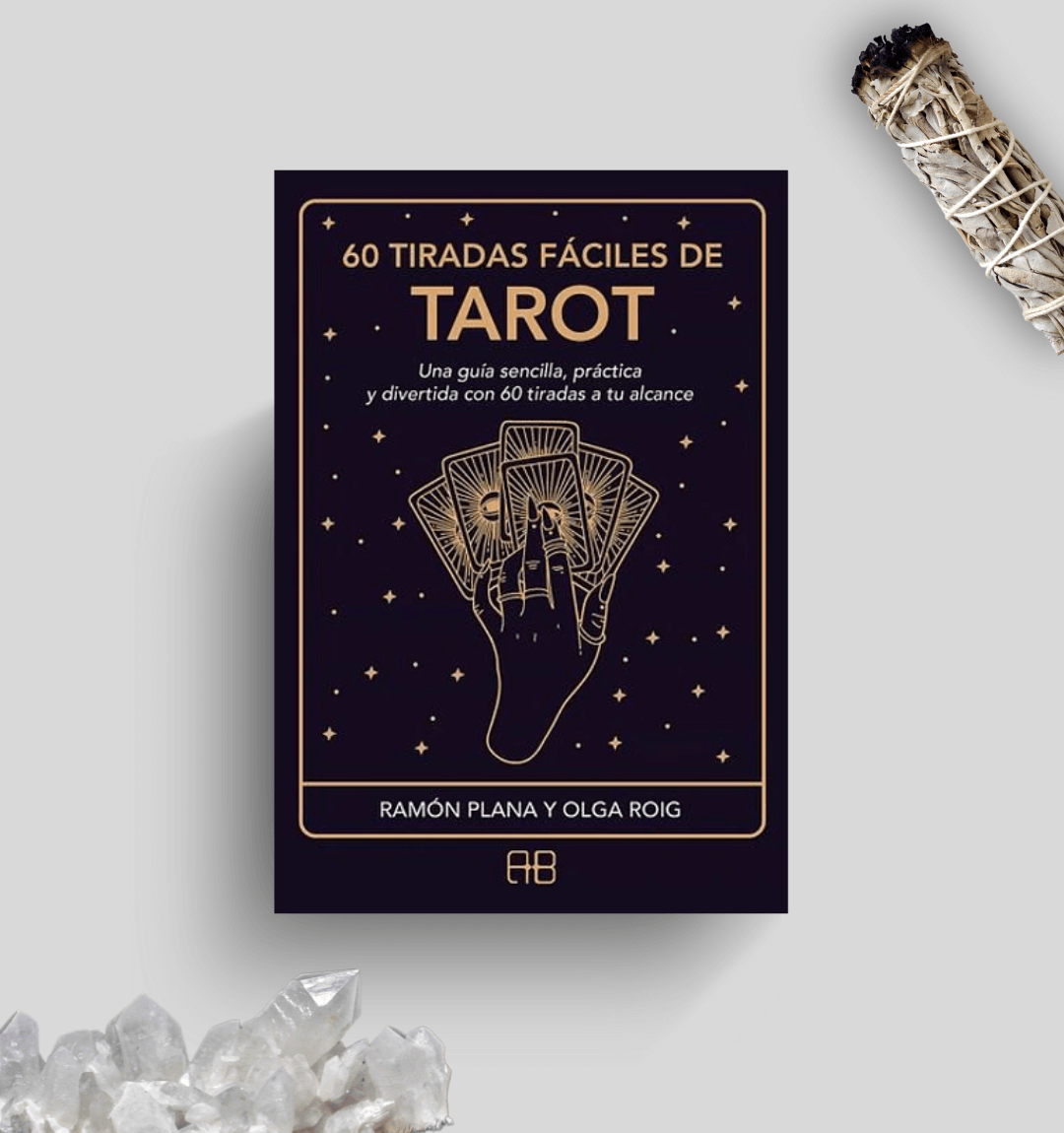 Libro Tiradas F Ciles De Tarot Om Cristales