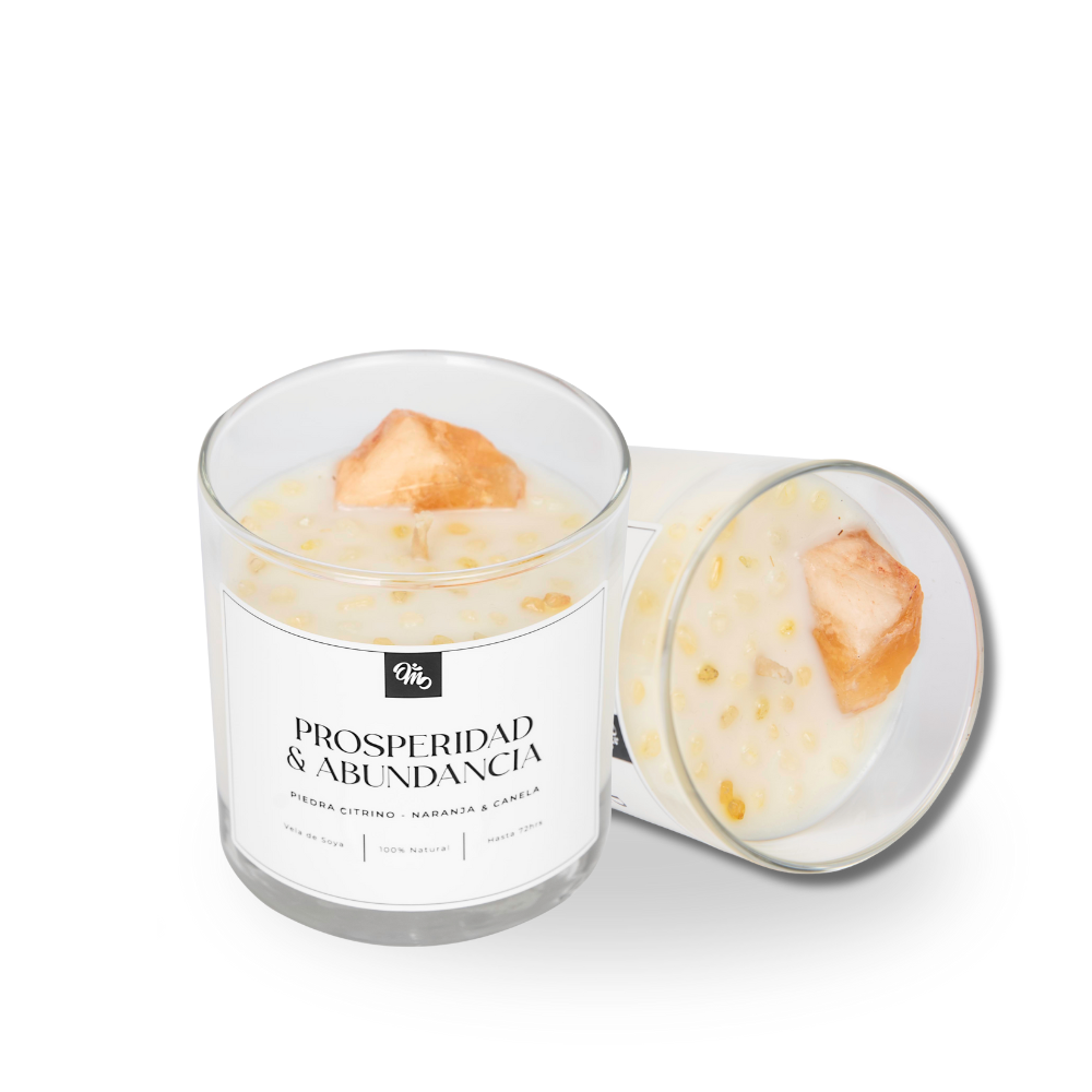 Vela soya Grande Prosperidad y Abundancia 250 cc