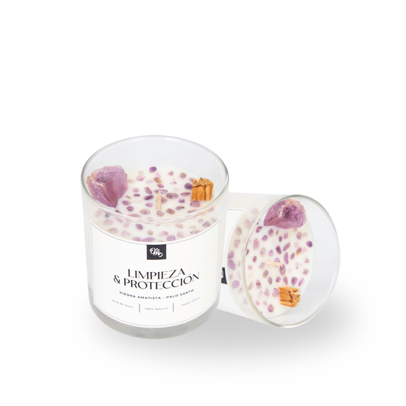 Vela de soya grande Limpieza y Protección 250 cc