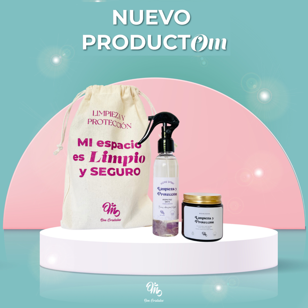 Pack Home Spray y Vela pequeña Limpieza y Protección