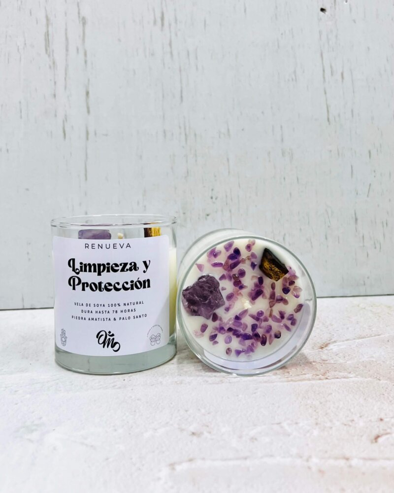 Vela de soya grande Limpieza y Protección