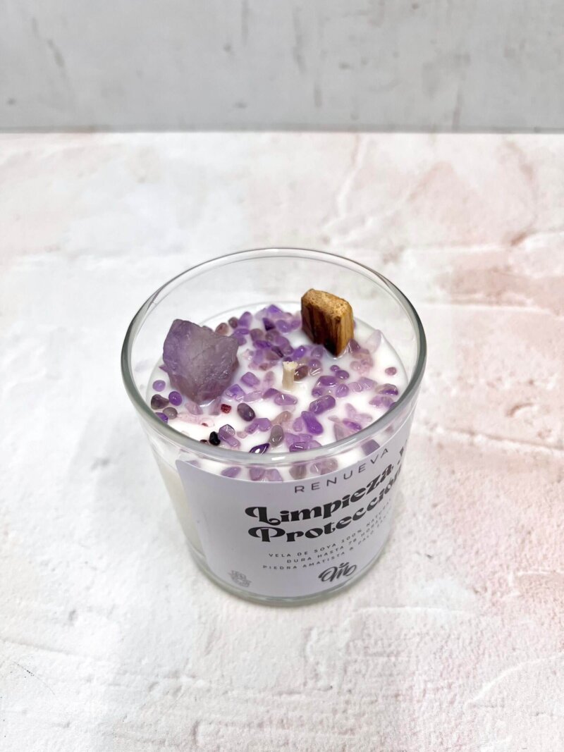 Vela de soya grande Limpieza y Protección - Imagen 4