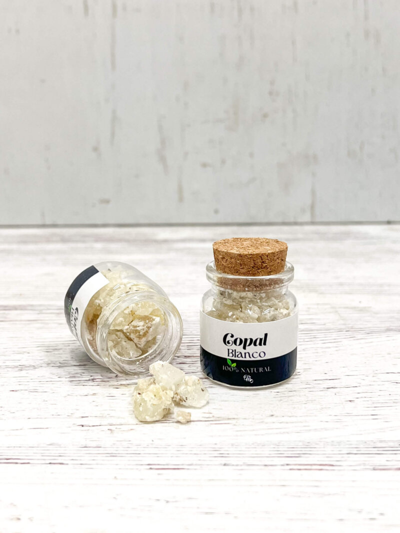 Botella Copal blanco granulado