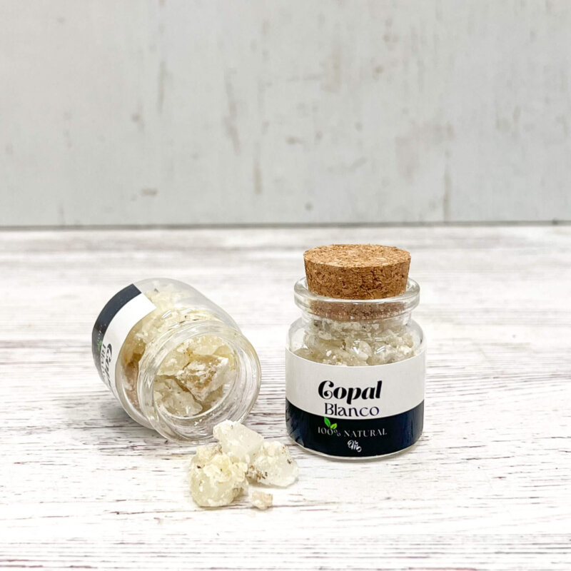 Botella Copal blanco granulado
