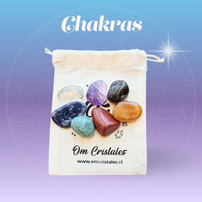 Set de Chakras rolado 15 K - Imagen 2