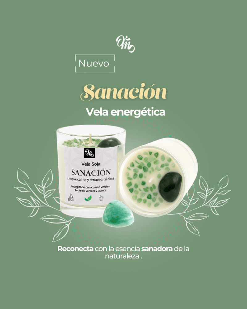 Vela Soya grande Sanación