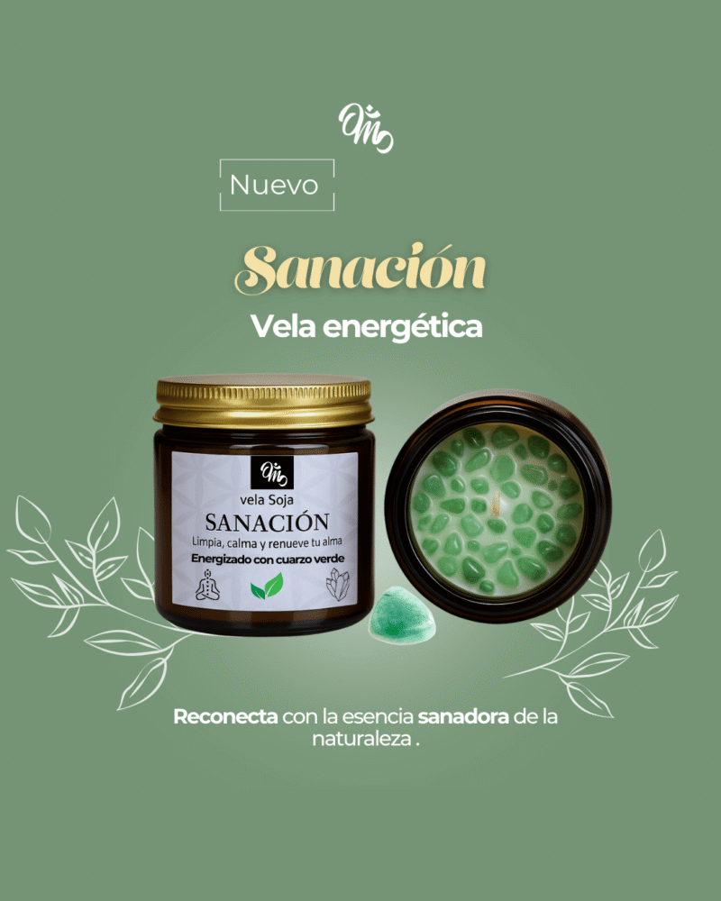 Vela Soya pequeña Sanación