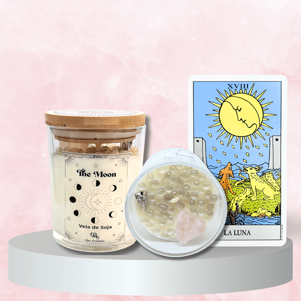 Vela soja tarot La Luna