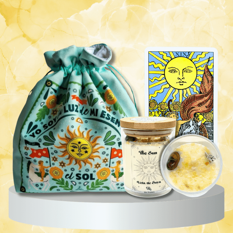 Pack El Sol -Vela de Tarot + Bolsa
