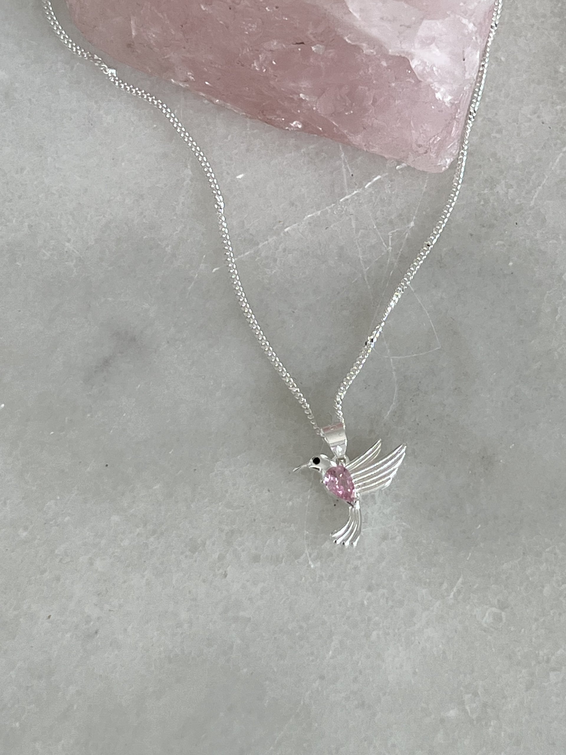 Colgante Colibrí plata 925