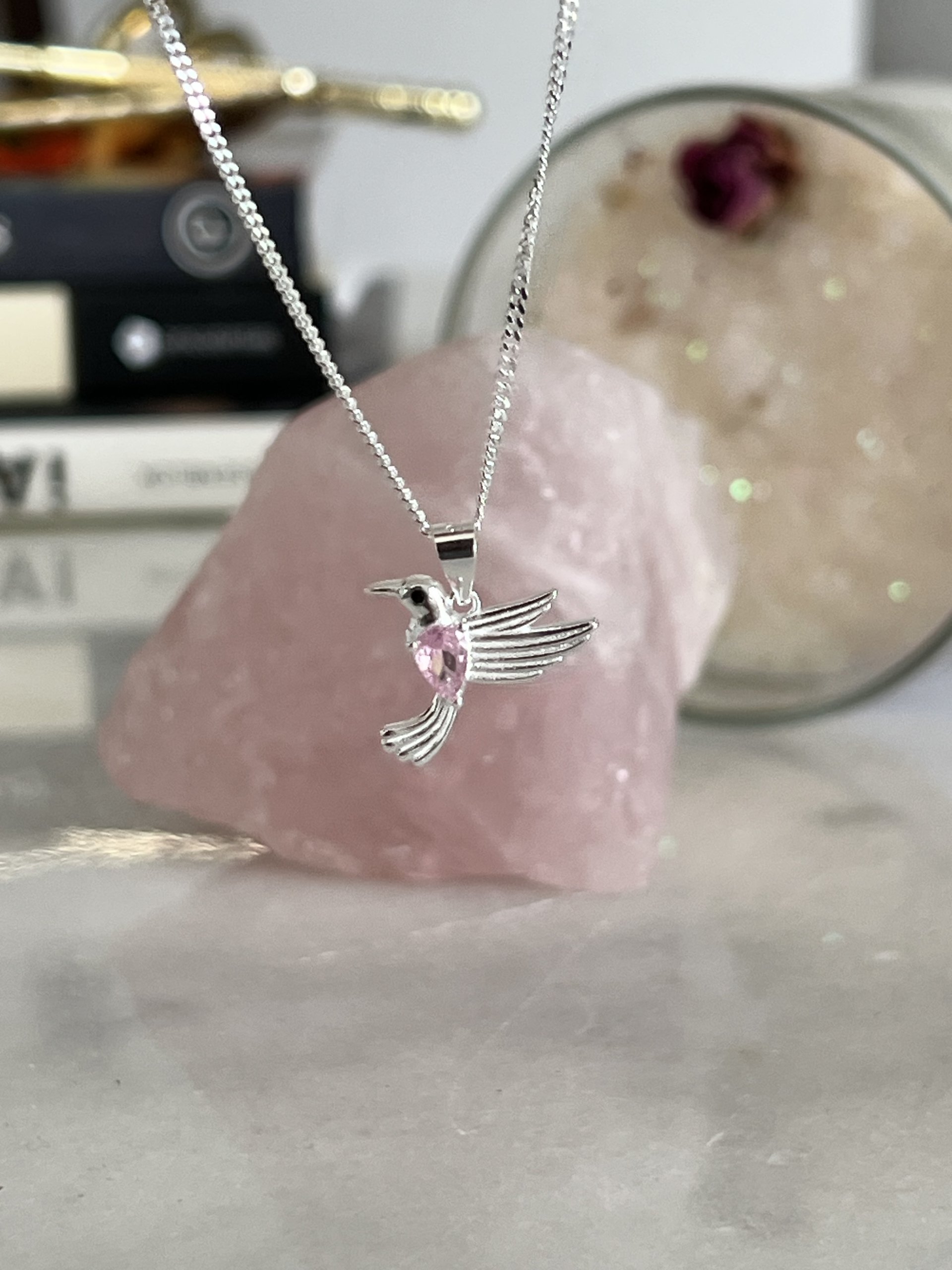 Colgante Colibrí plata 925 - Imagen 2