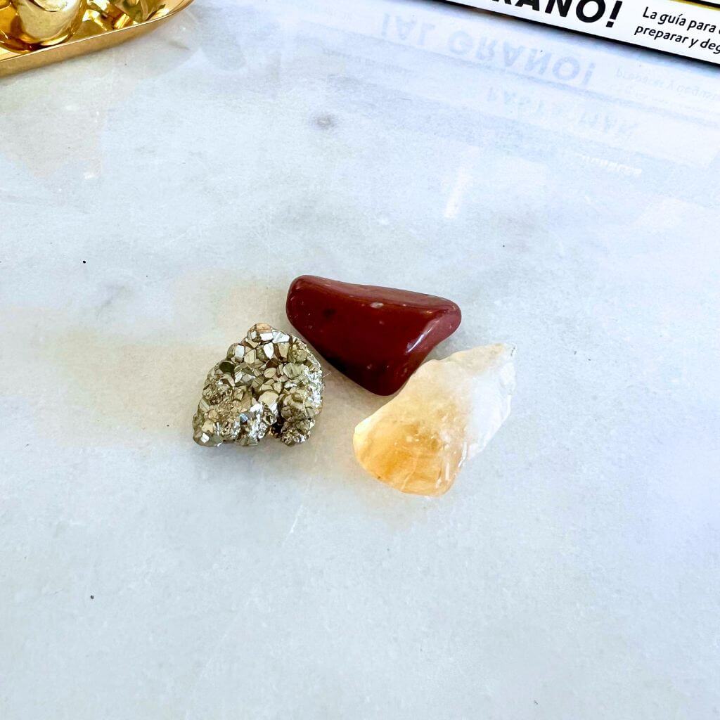 Set de piedras prosperidad y abundancia