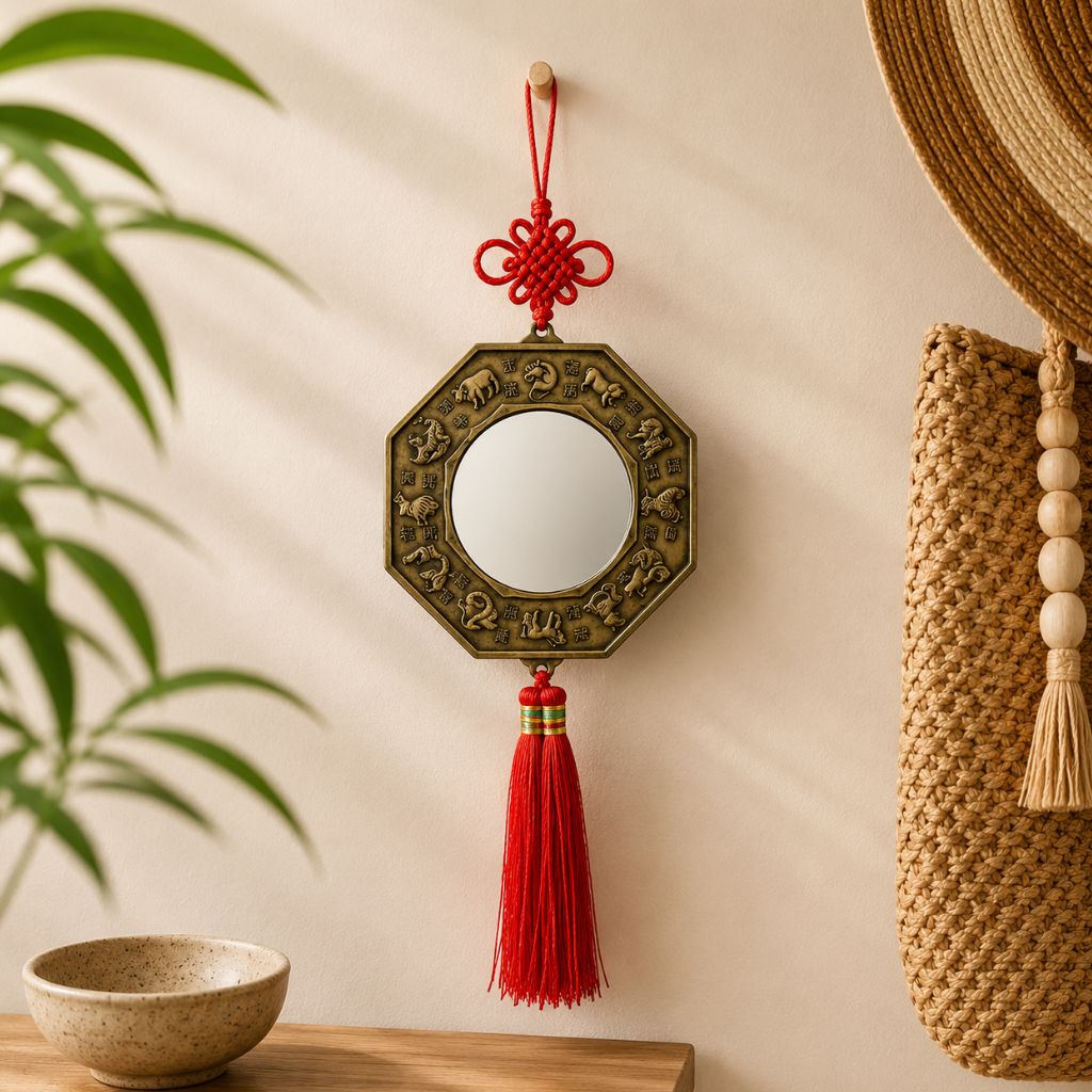 Pakua con espejo plano Feng Shui