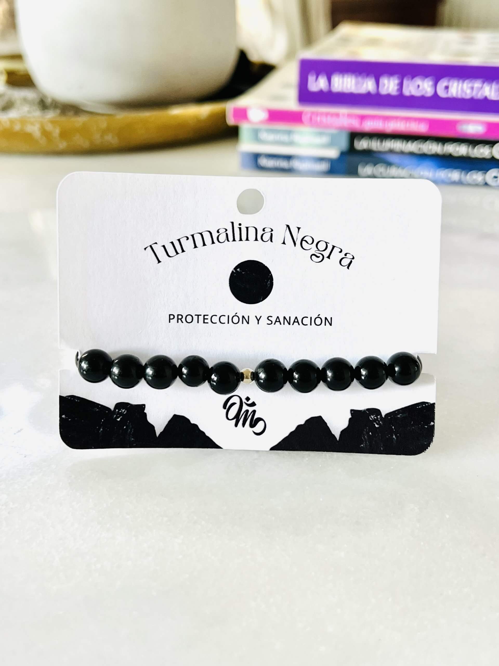Pulsera turmalina negra